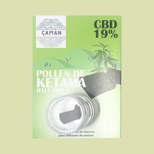 Jelly CBD 19% - Pollen de Ketama 1g - Résine CBD - Produit CBD sur Le Marché du CBD