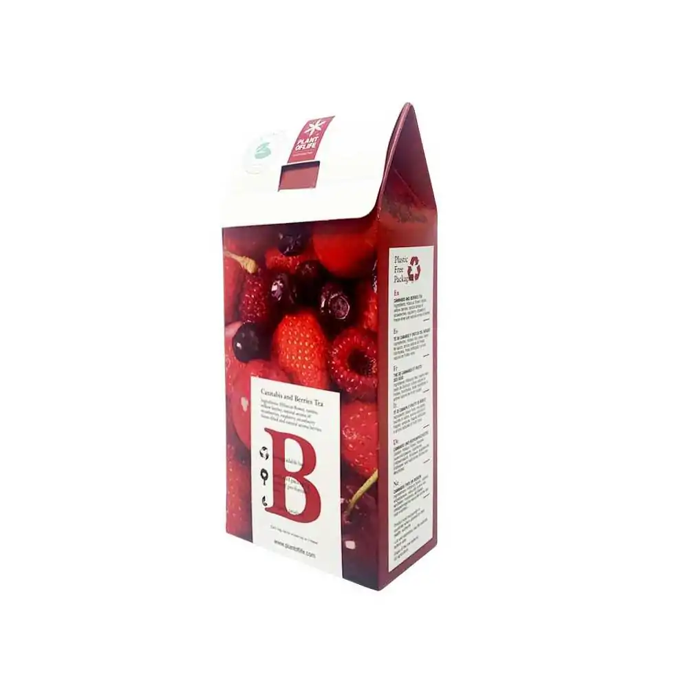 Thé bio CBD - Hibiscus et Fruits rouges - Plant of Life - Produit CBD sur Le Marché du CBD