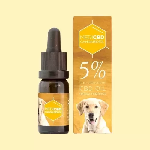 Huile de CBD pour chien 10 ml - 5% - MediCBD