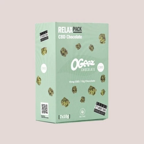 Chocolat au CBD - Relax Pack - Ogeez - Produit CBD sur Le Marché du CBD
