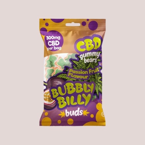 Gommes CBD - Fruit de la passion - 300 mg Bubbly Billy - Produit CBD sur Le Marché du CBD