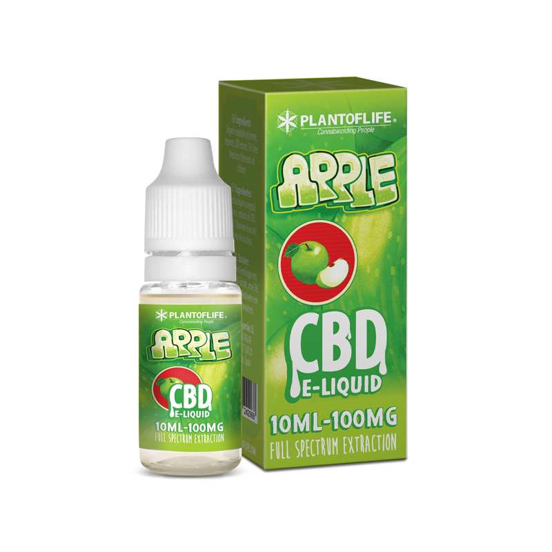E-liquide 100 mg CBD - Pomme